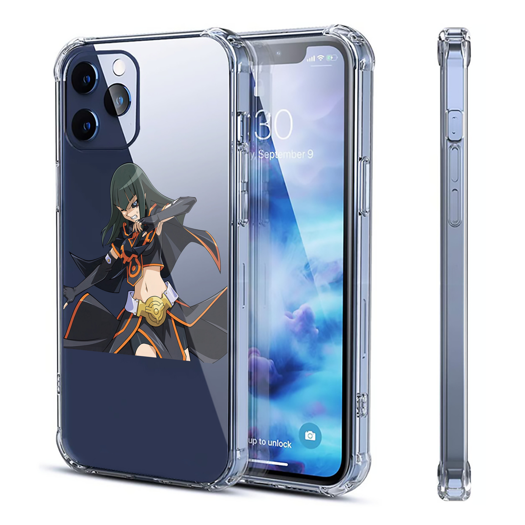 （画像用） 遊☆戯☆王 Yu-Gi-Oh! 【iPhone 12シリーズ対応】透明スマホケース（クリアソフトケース）